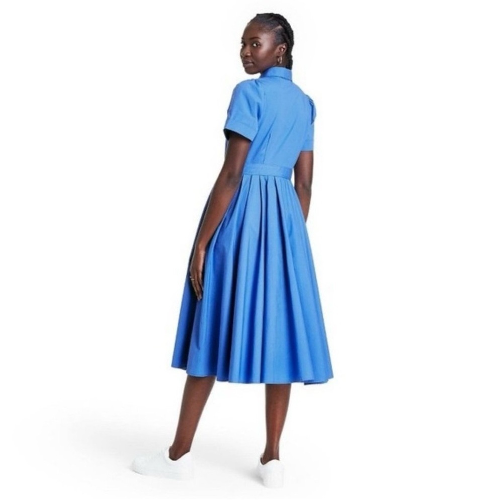 Alexis for Target cobalt blue button-down shirtdress. Size S. Like new. - Picture 3 of 9